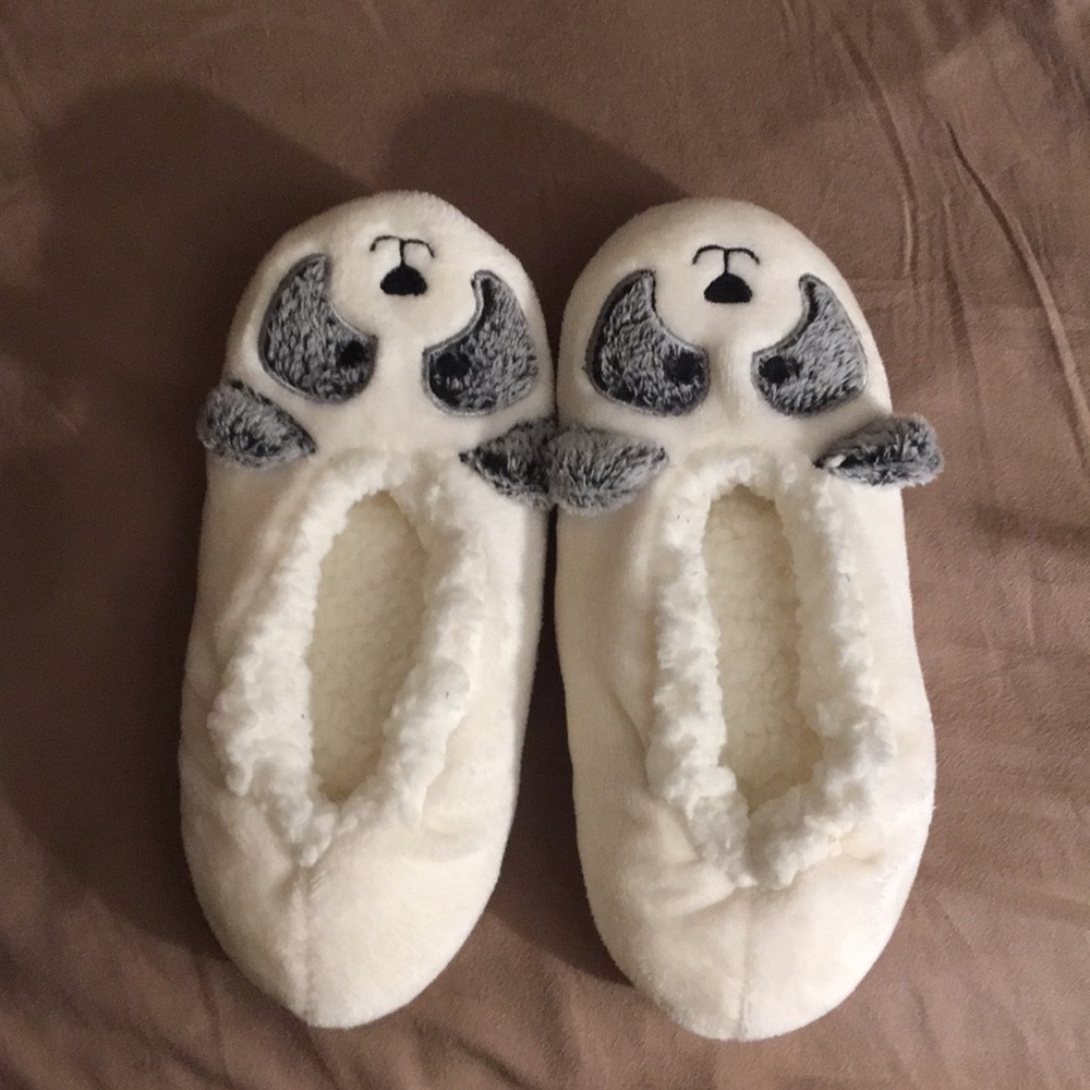 Fleece Teddy Slippers